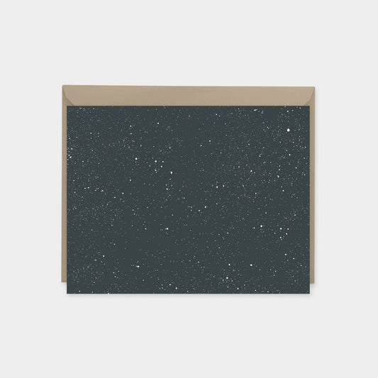Anthracite Speckled Texture Note Cards,