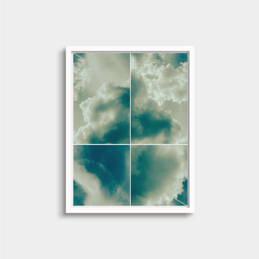 Cloud Quad Art Print