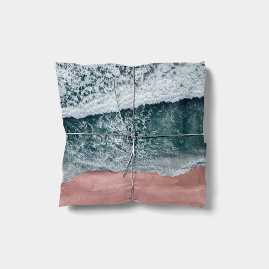 Beach Waves Gift Wrap The Design Craft