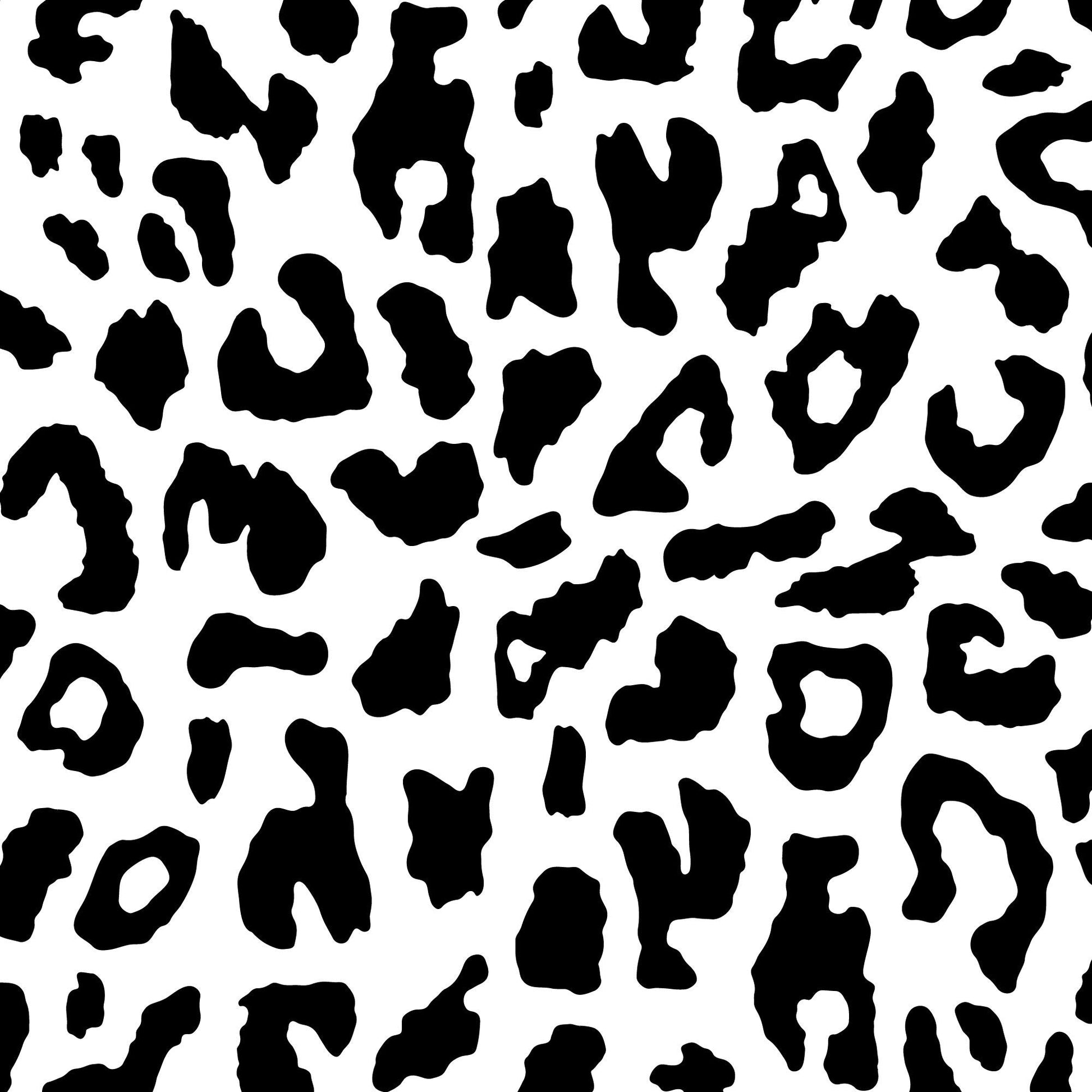 Black and White Leopard Print Gift Wrap