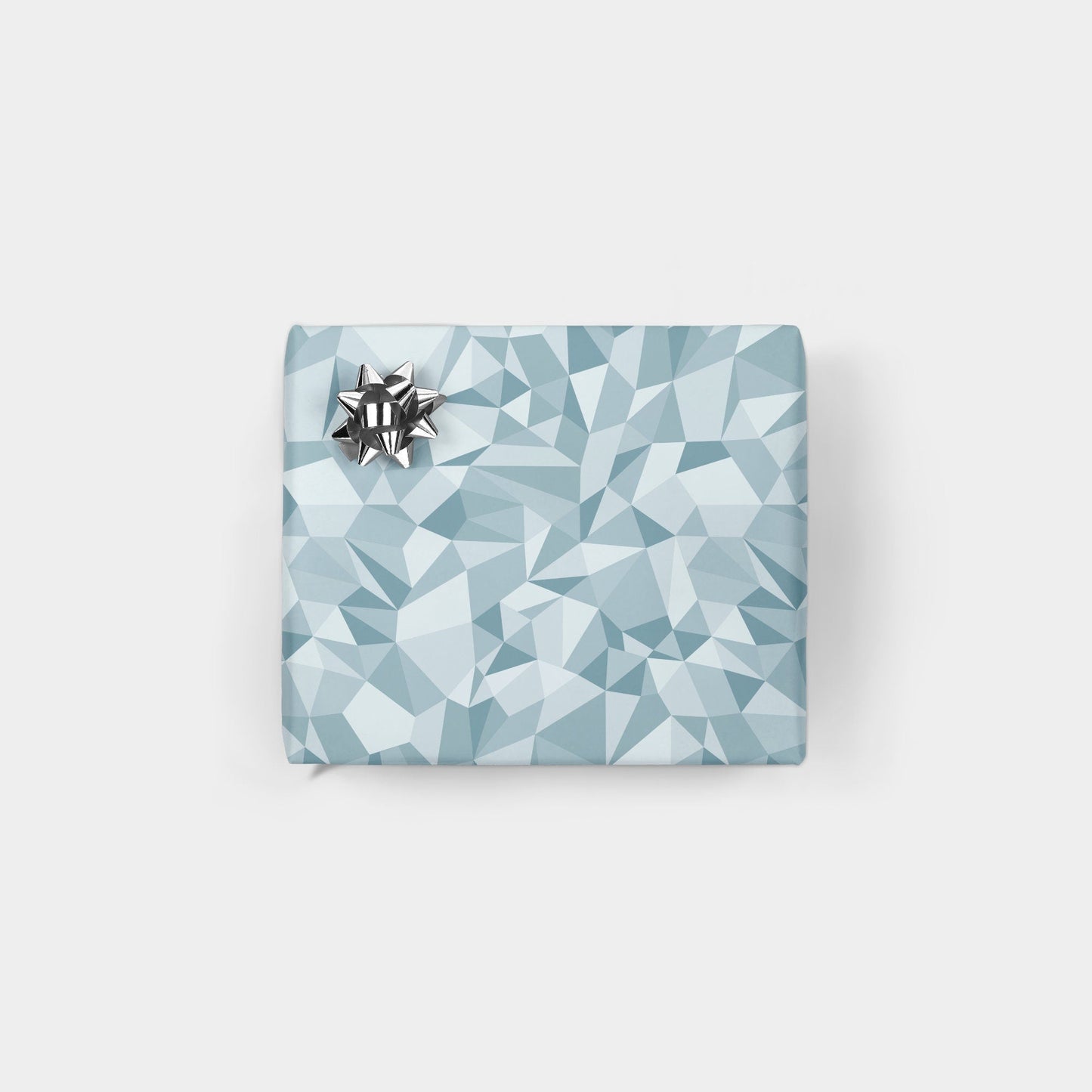Blue Color Shards Gift Wrap