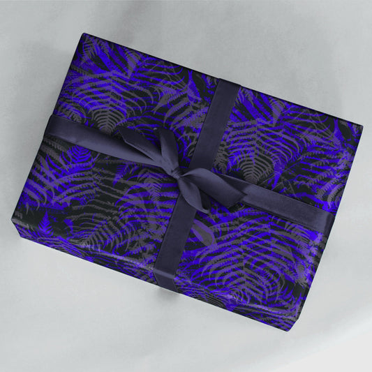 Blue Tropical Gift Wrap The Design Craft