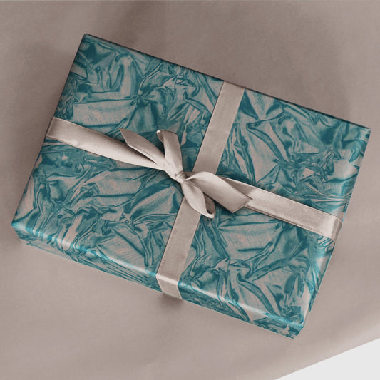 Blush and Verdigris Gift Wrap The Design Craft