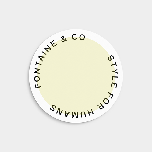 Round Pastel Product Label, Printable,