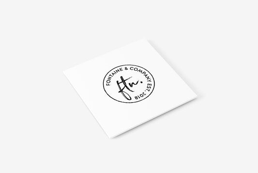 Circular Stamp No. 2, Personalized Stamp, Wedding Stationery The Design Craft