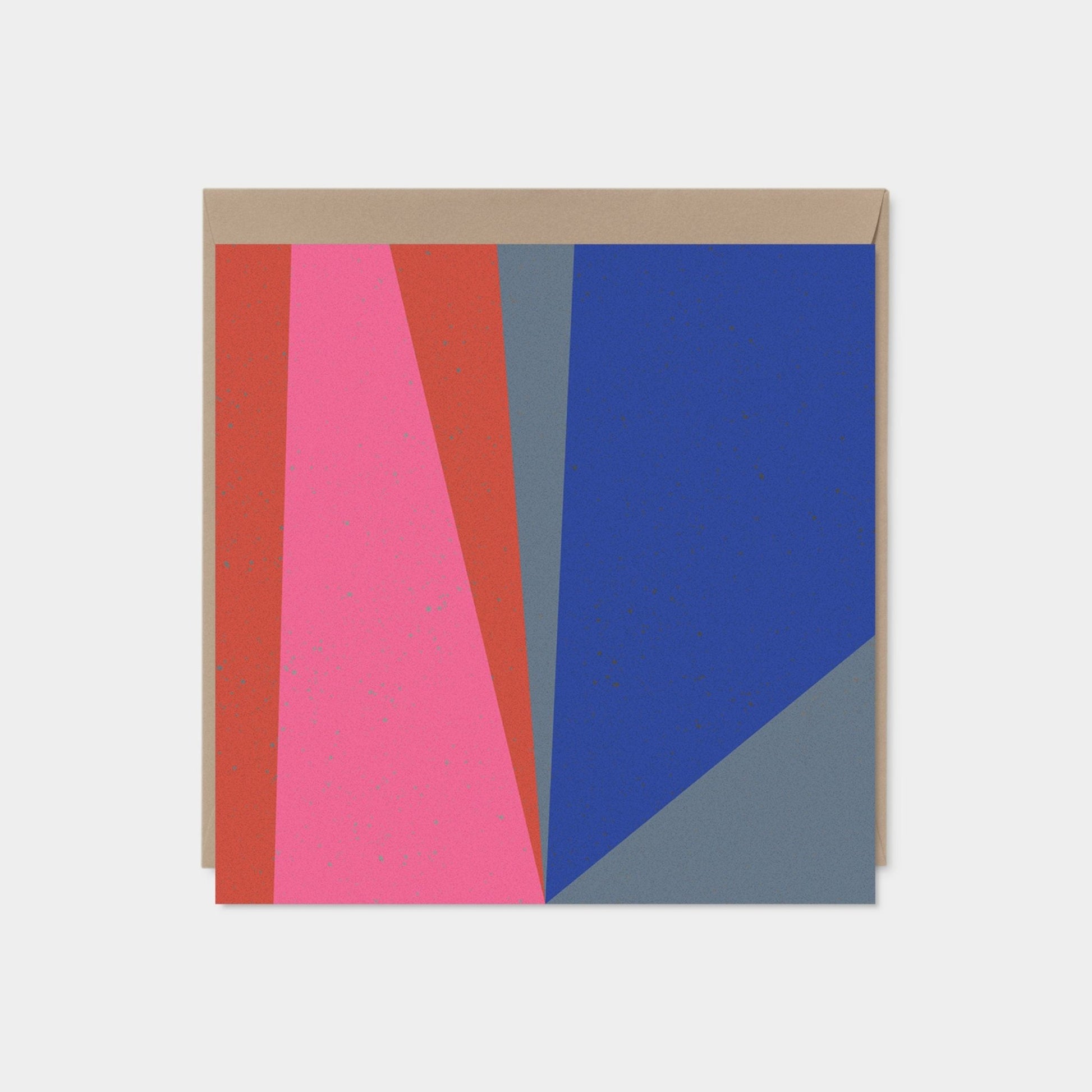 Color Block and Circle Modern Art Card