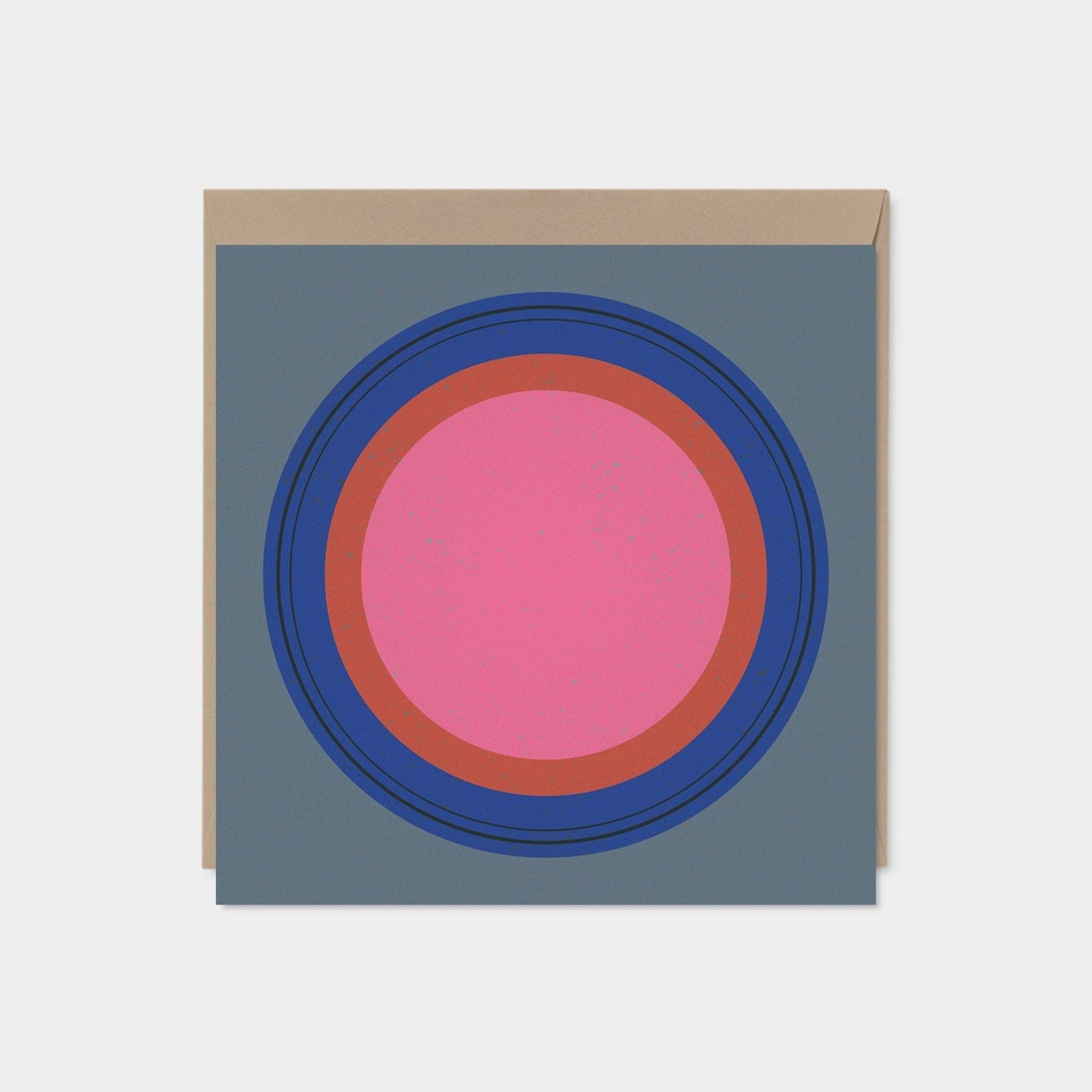 Color Block and Circle Modern Art Card II The Design Craft