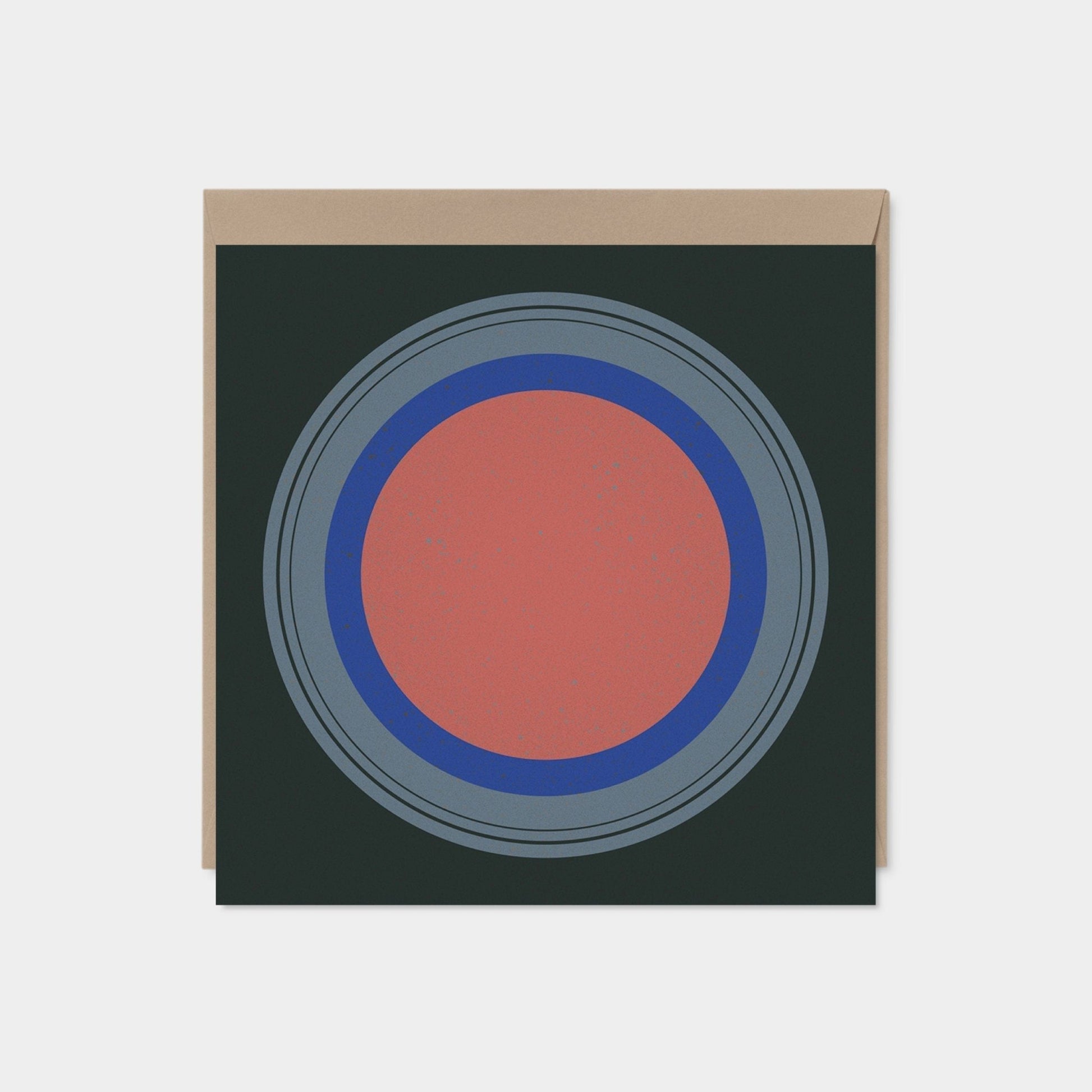 Color Block and Circle Modern Art Card V The Design Craft