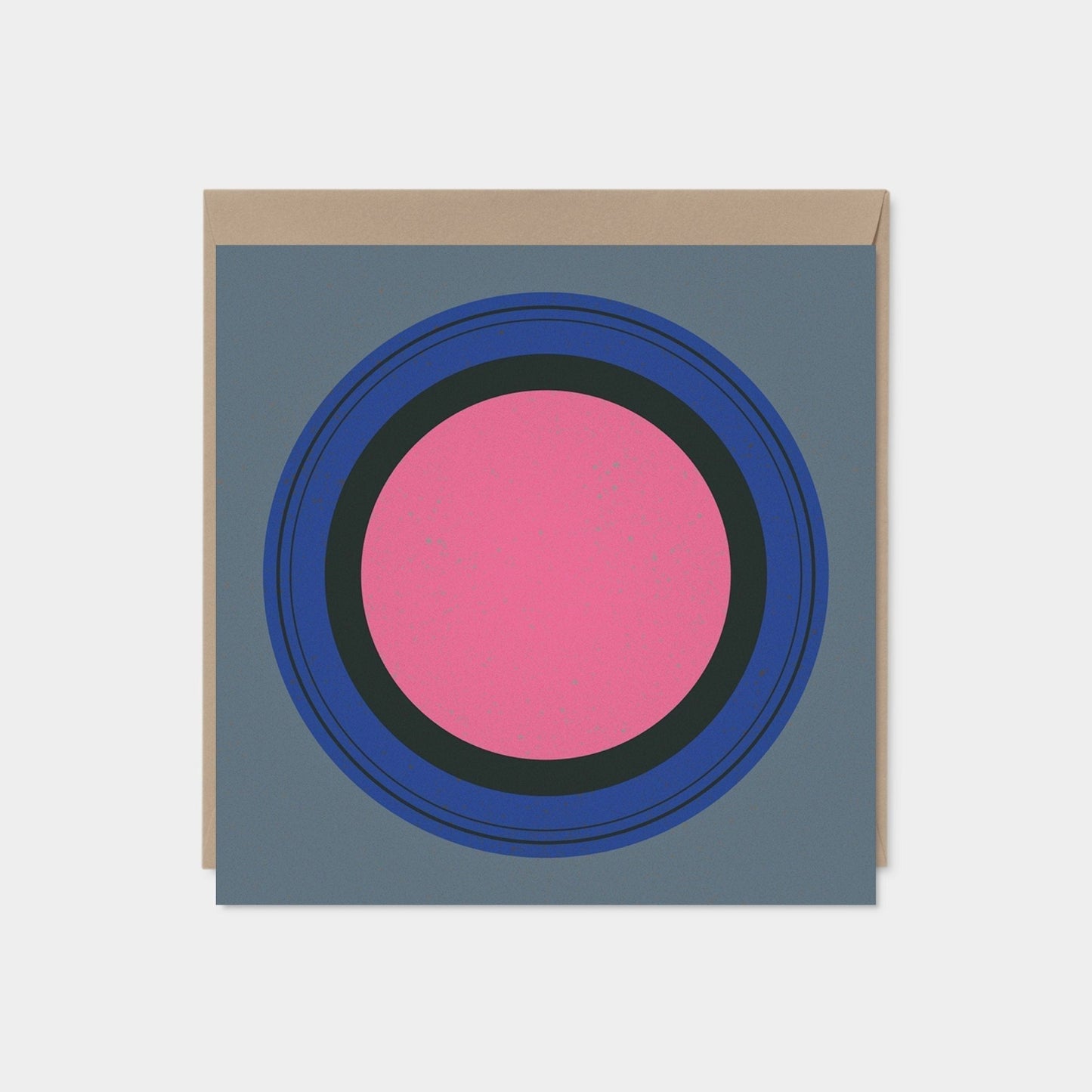 Color Block and Circle Modern Art Card VII The Design Craft