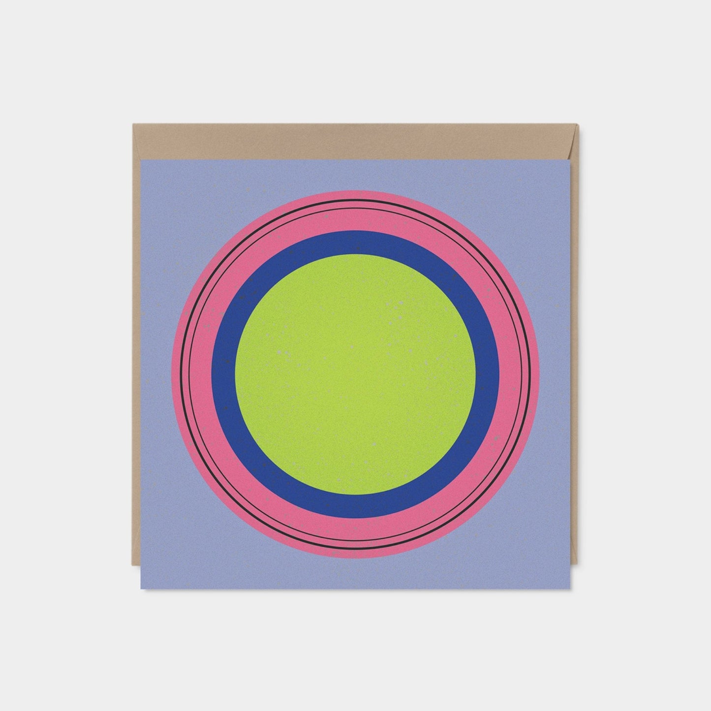 Color Block and Circle Modern Art Cards,