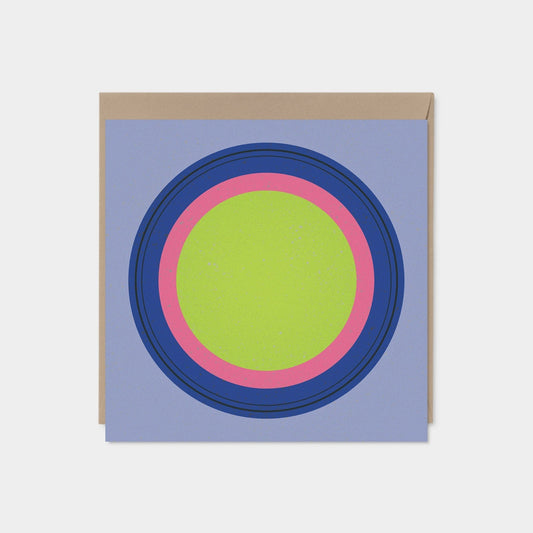 Color Block and Circle Modern Art Cards