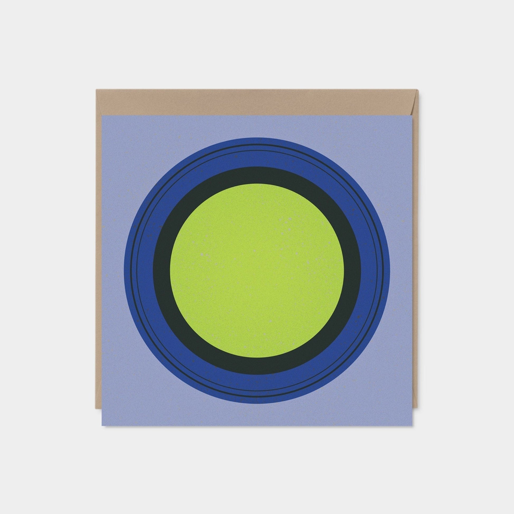 Color Block and Circle Modern Art Cards