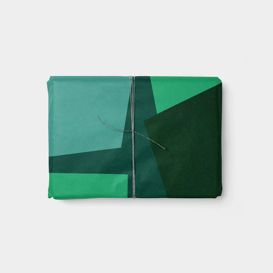 Color Block Holiday Gift Wrap
