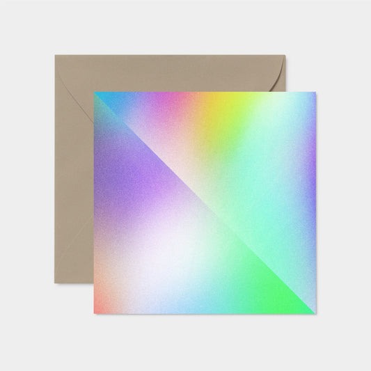 Color Ombre Blank Cards, Color Mood Card