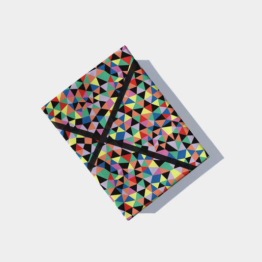 Color Shards Gift Wrap The Design Craft