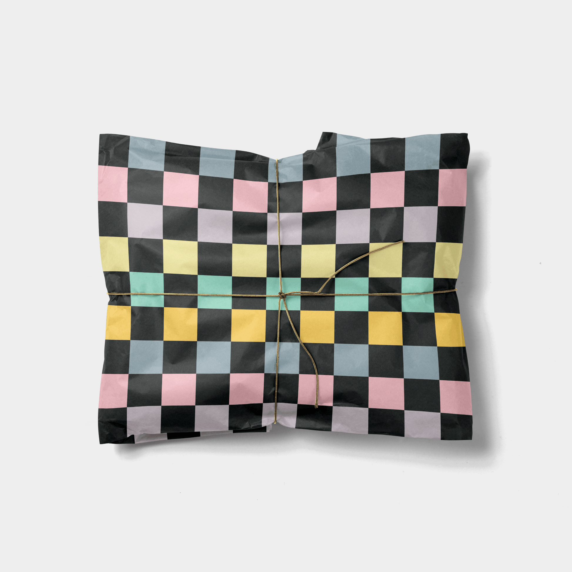 Colorful Checkerboard Gift Wrap III