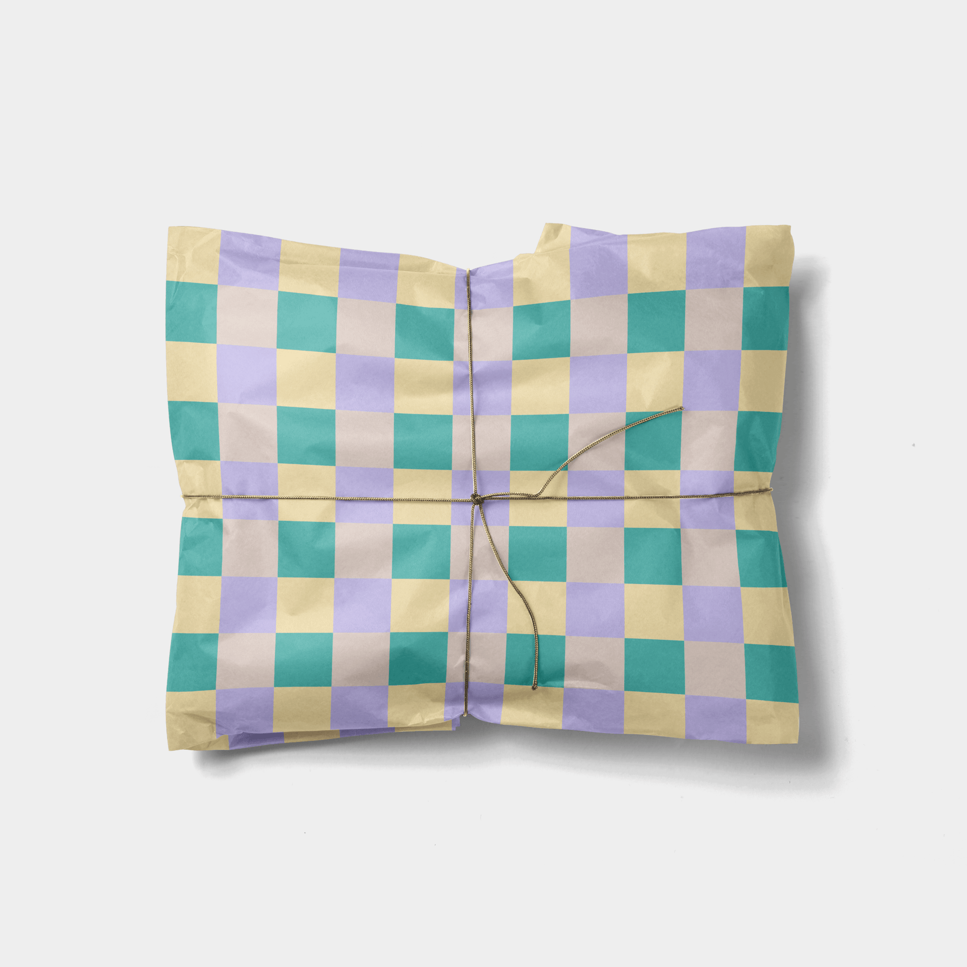 Colorful Checkerboard Gift Wrap VI