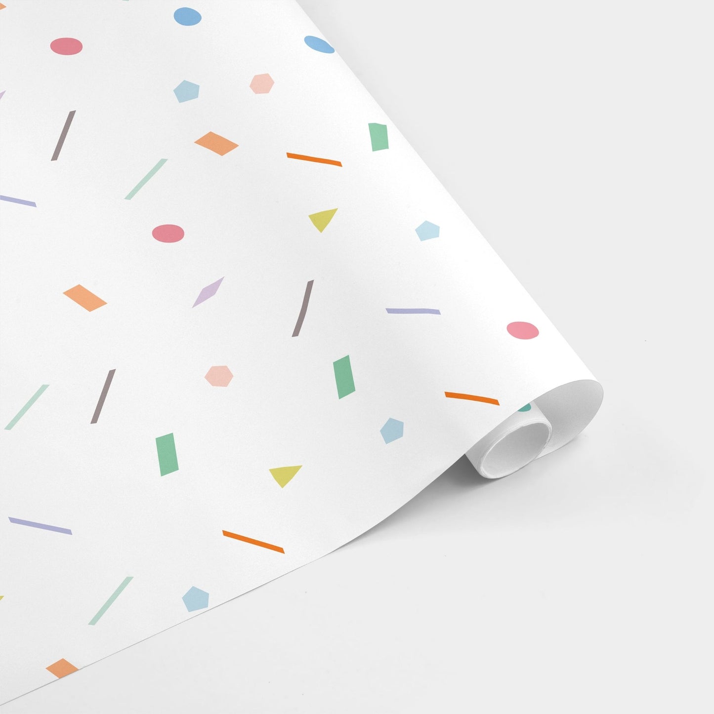 Colorful Confetti Pattern Gift Wrap