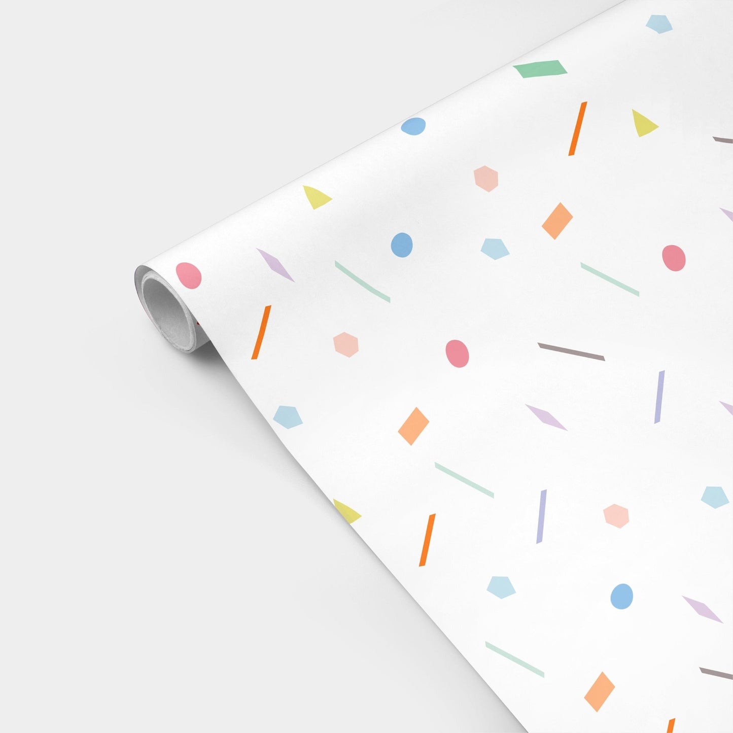 Colorful Confetti Pattern Gift Wrap