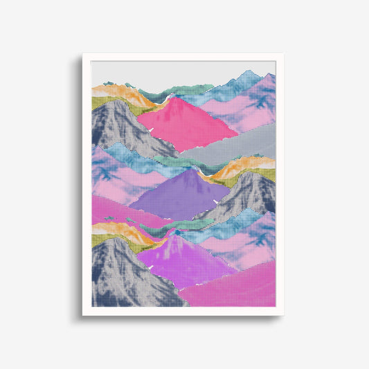 Colorscapes Mountain Art Print The Design Craft