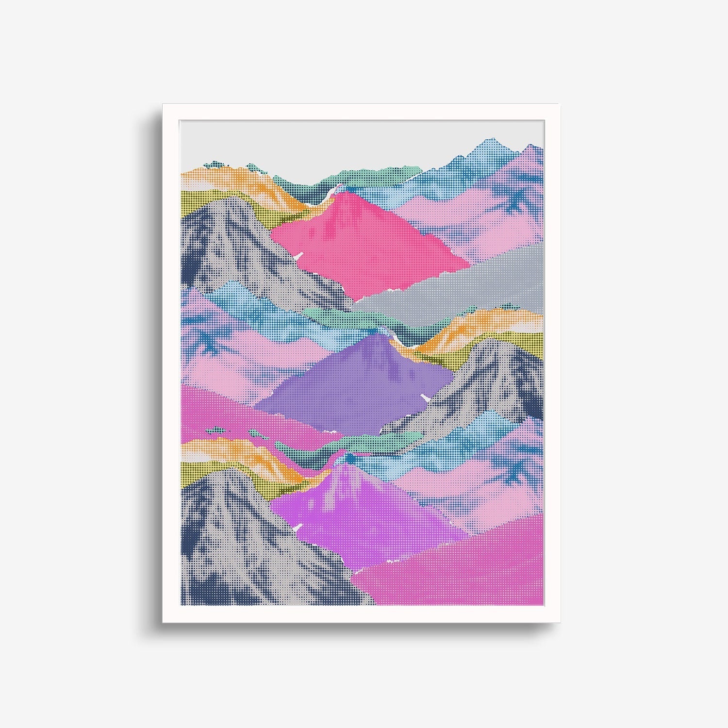 Colorscapes Mountain Art Print