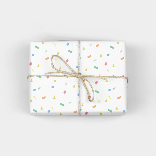 Confetti Wrapping Paper Sheets,