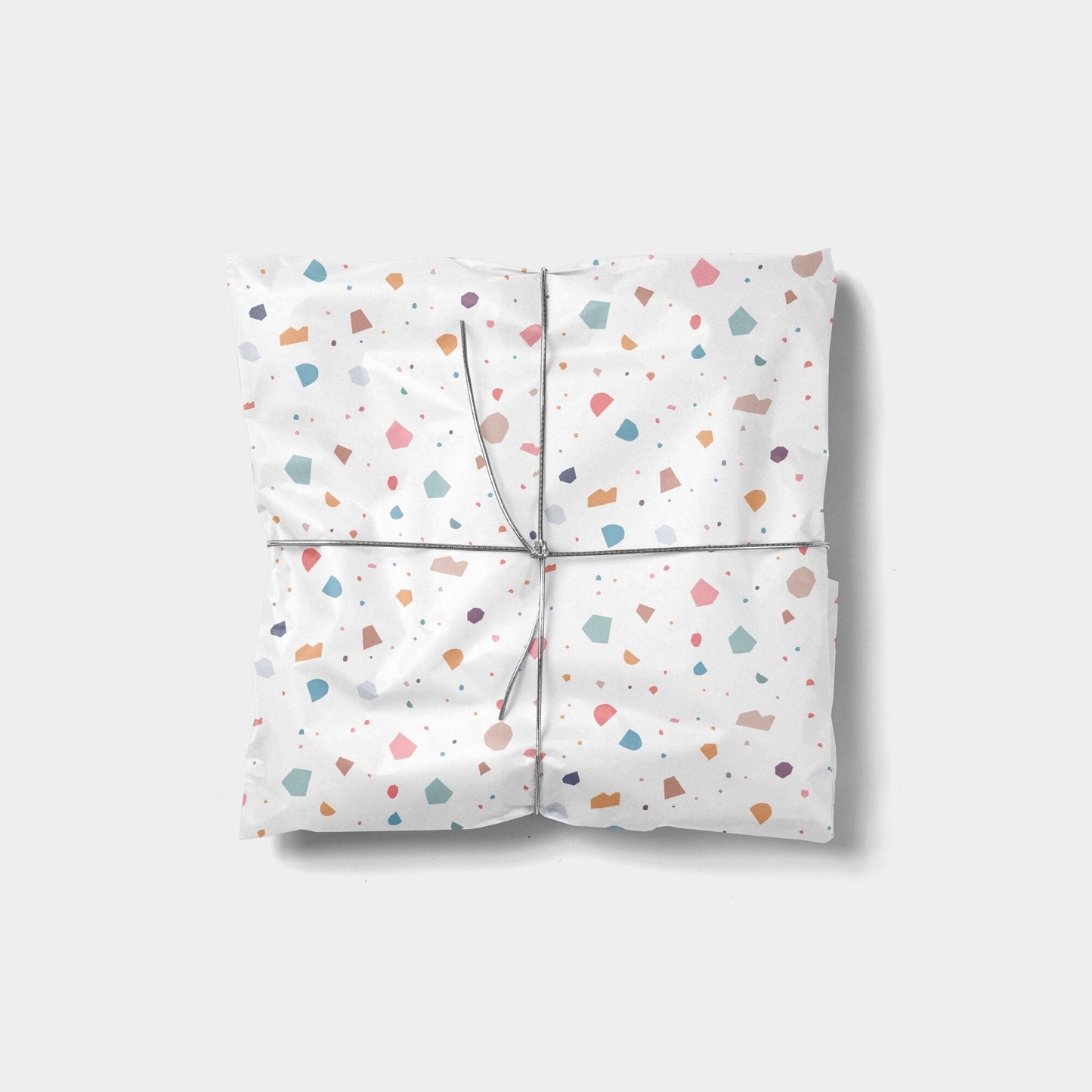 Cut Out Pastel Collage Gift Wrap The Design Craft