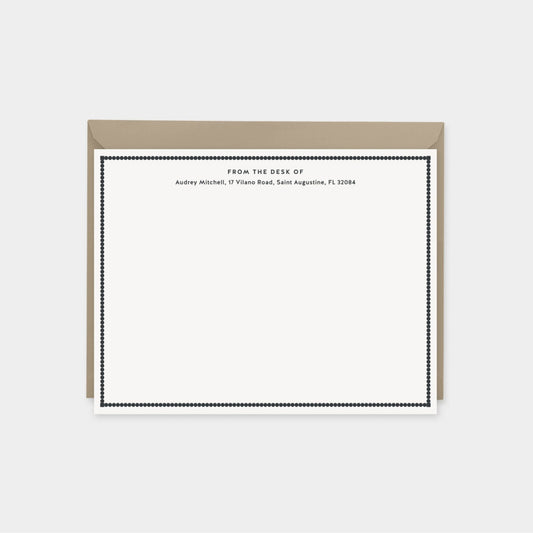 Decorative Border Note Cards III, Personalized Cards with The Design Craft