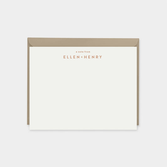 Elegant Personalized Note Cards III, Stylish Note Cards, The Design Craft