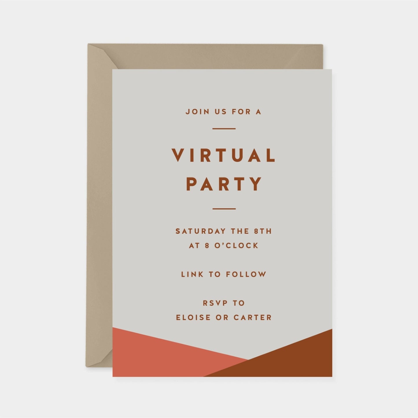 Event Invitation, Custom Event Invite