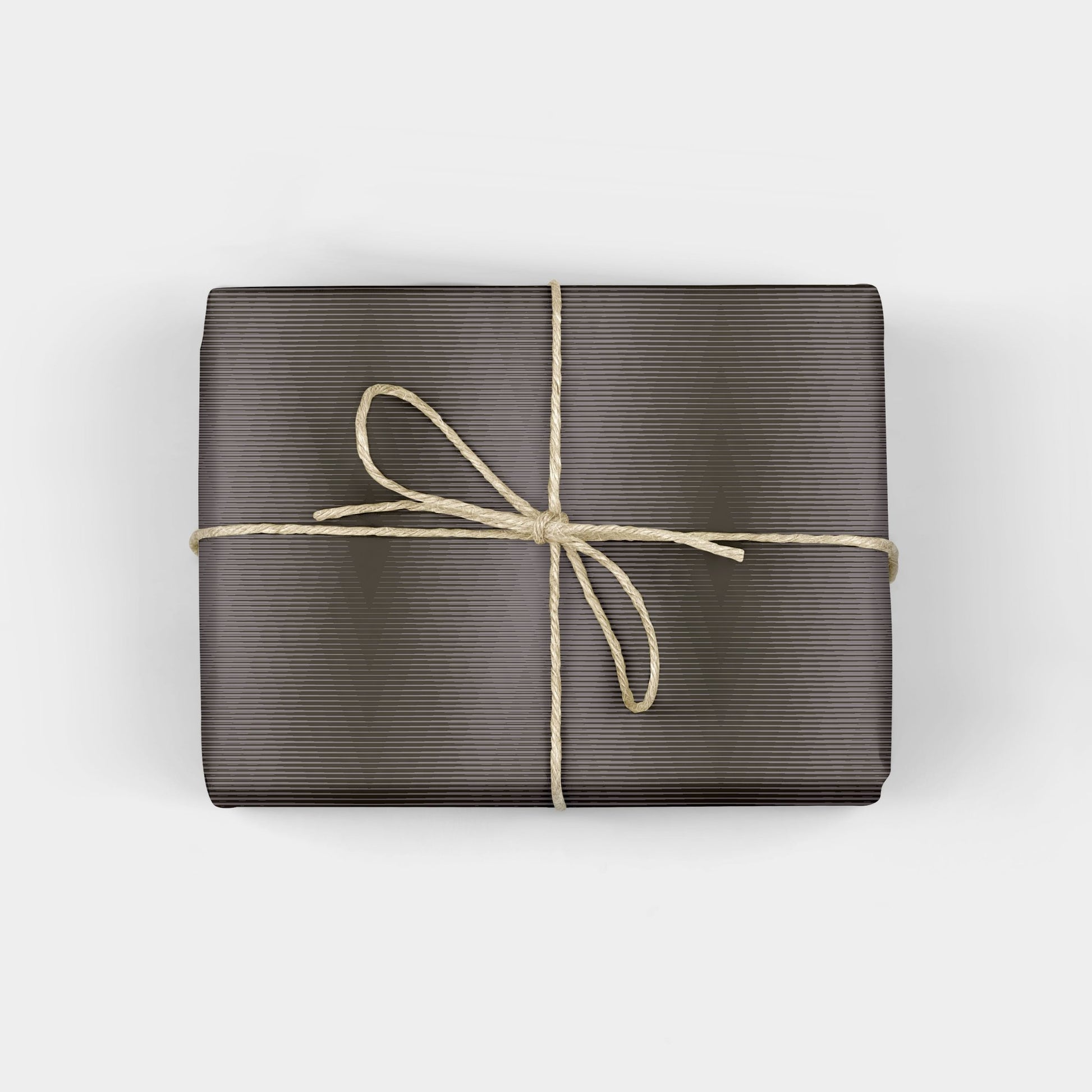 Fine Line Brown Wrapping Paper Sheets,
