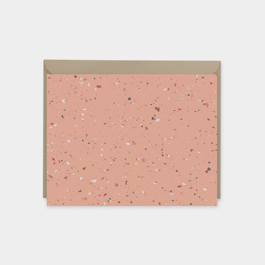 Flecked Card, Blank Thank You Card, Natural Texture Card The Design Craft