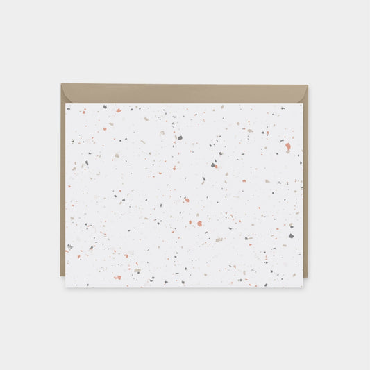 Flecked Card IV, Blank Thank You Card, Natural Texture Card The Design Craft