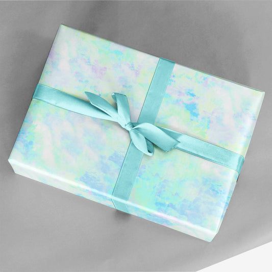 Fluffy Abstract Clouds Gift Wrap The Design Craft