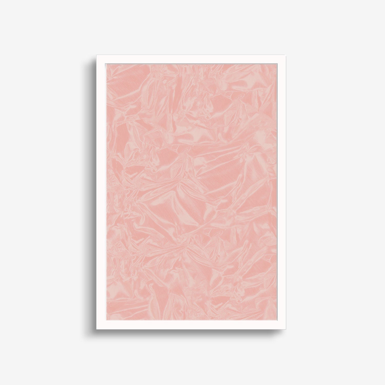 Foiled No. 2 Art Print, Foil Pink Wall