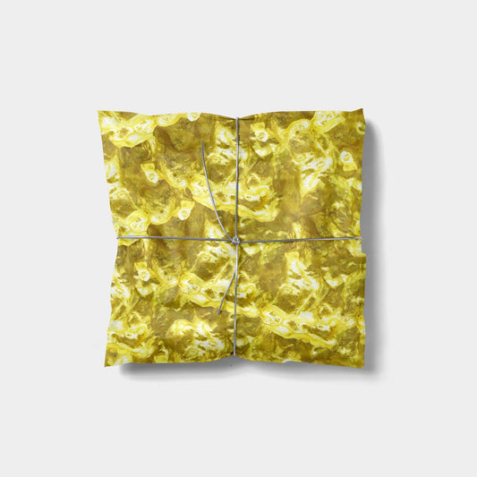 Fool's Gold (Pyrite) Gift Wrap The Design Craft