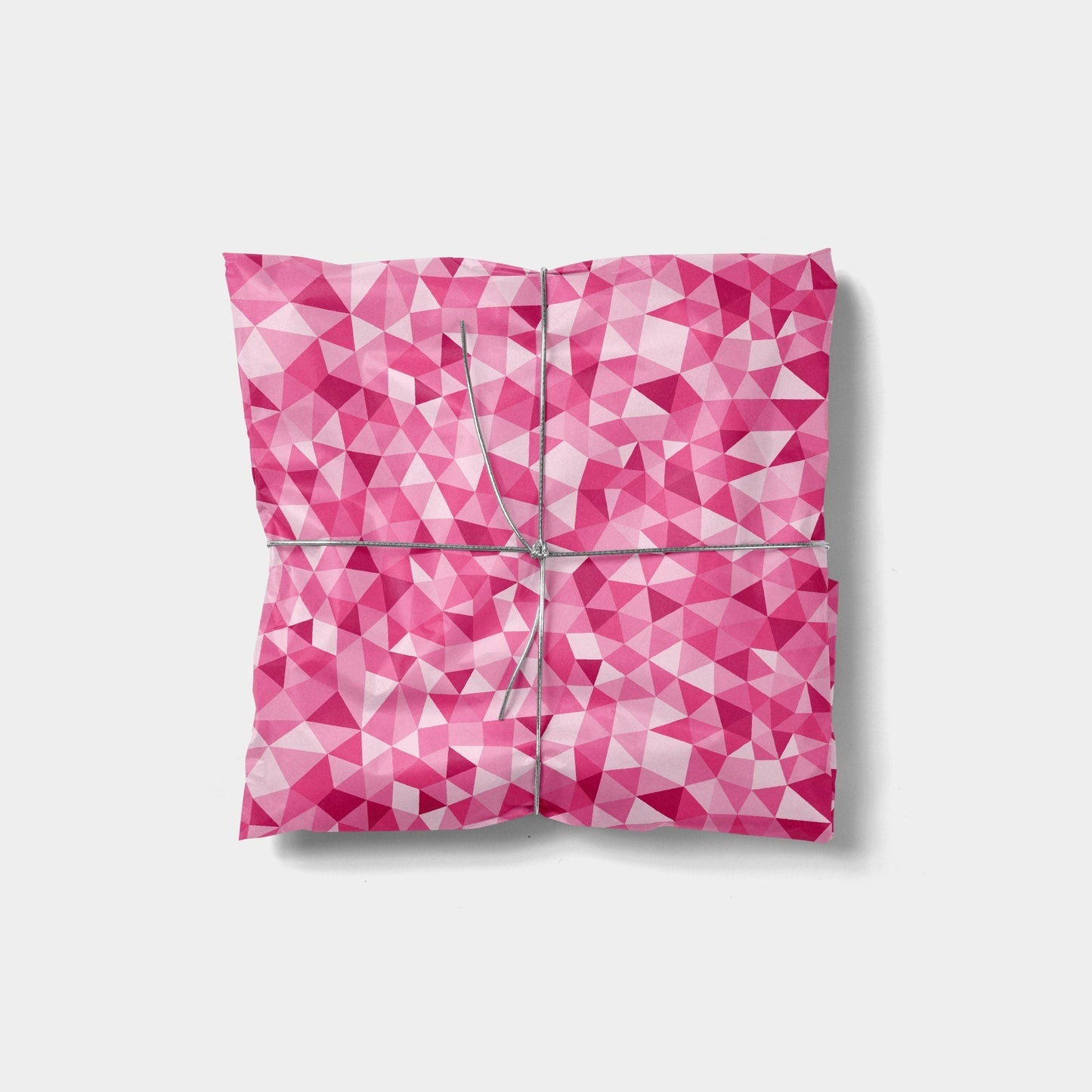 Fuchsia Color Shards Gift Wrap
