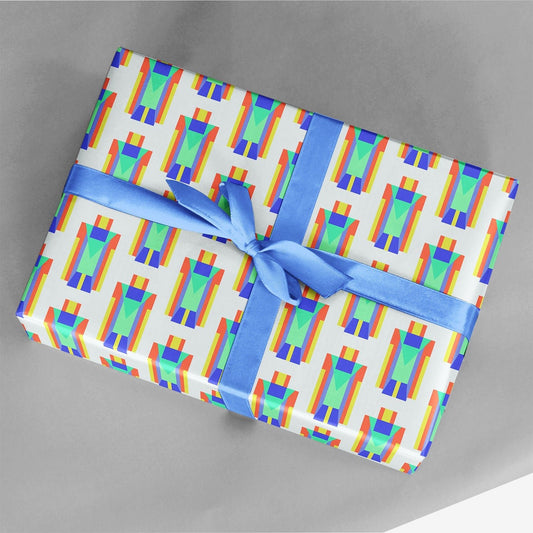 Geo Deco Gift Wrap The Design Craft