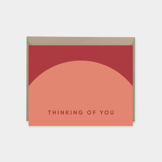 Geo Thinking of You Card, Geometric
