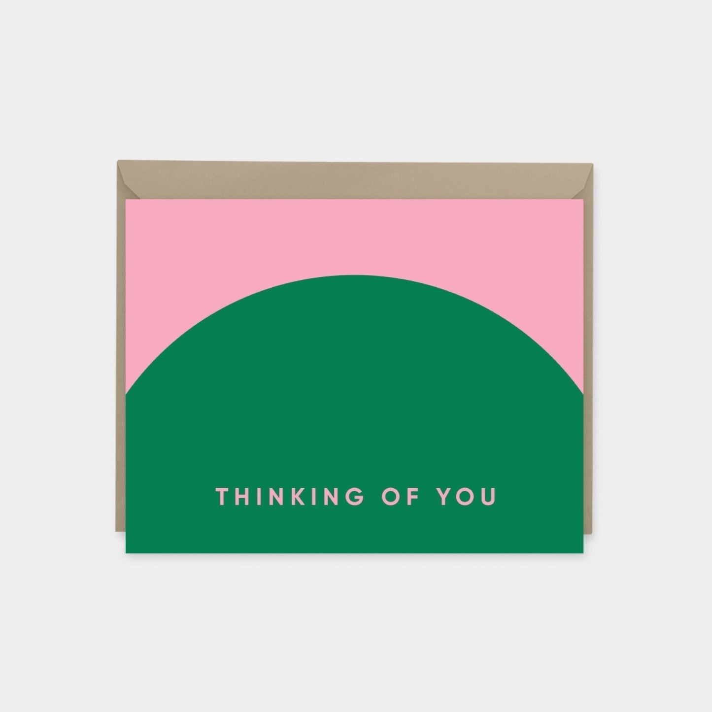 Geo Thinking of You Card II, Colorful