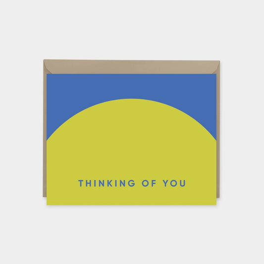 Geo Thinking of You Card VIII, Colorful