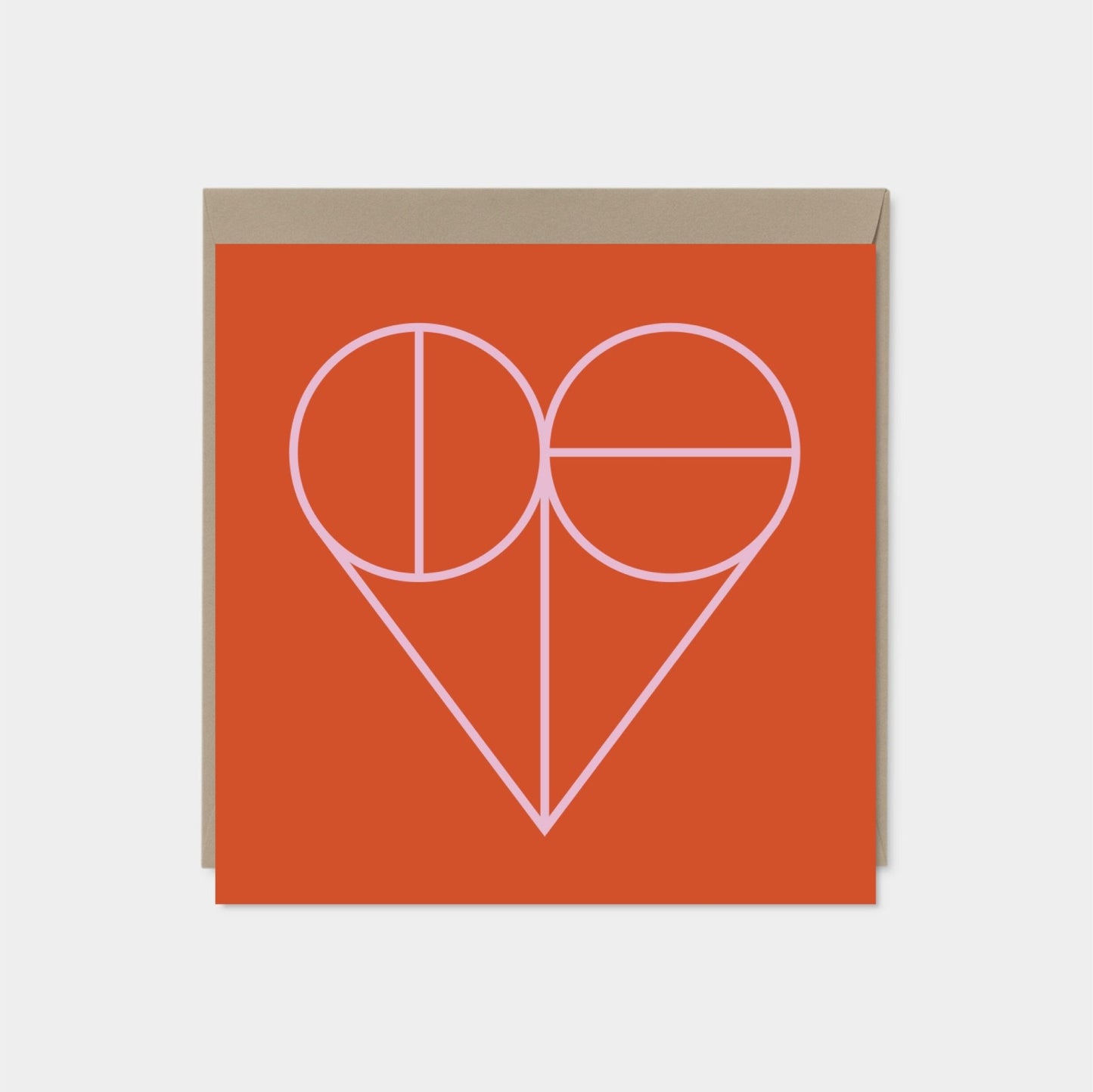 Geo Wireframe Heart Valentine's Day Card