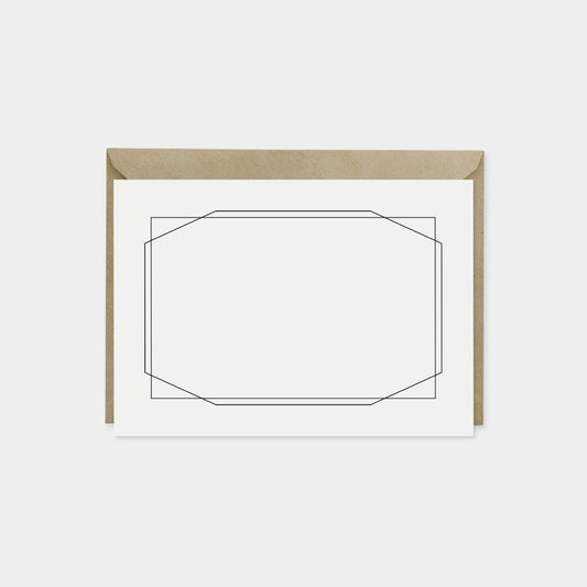 Geowire Border Note Cards, Frame,