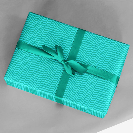 Glitch Waves Gift Wrap