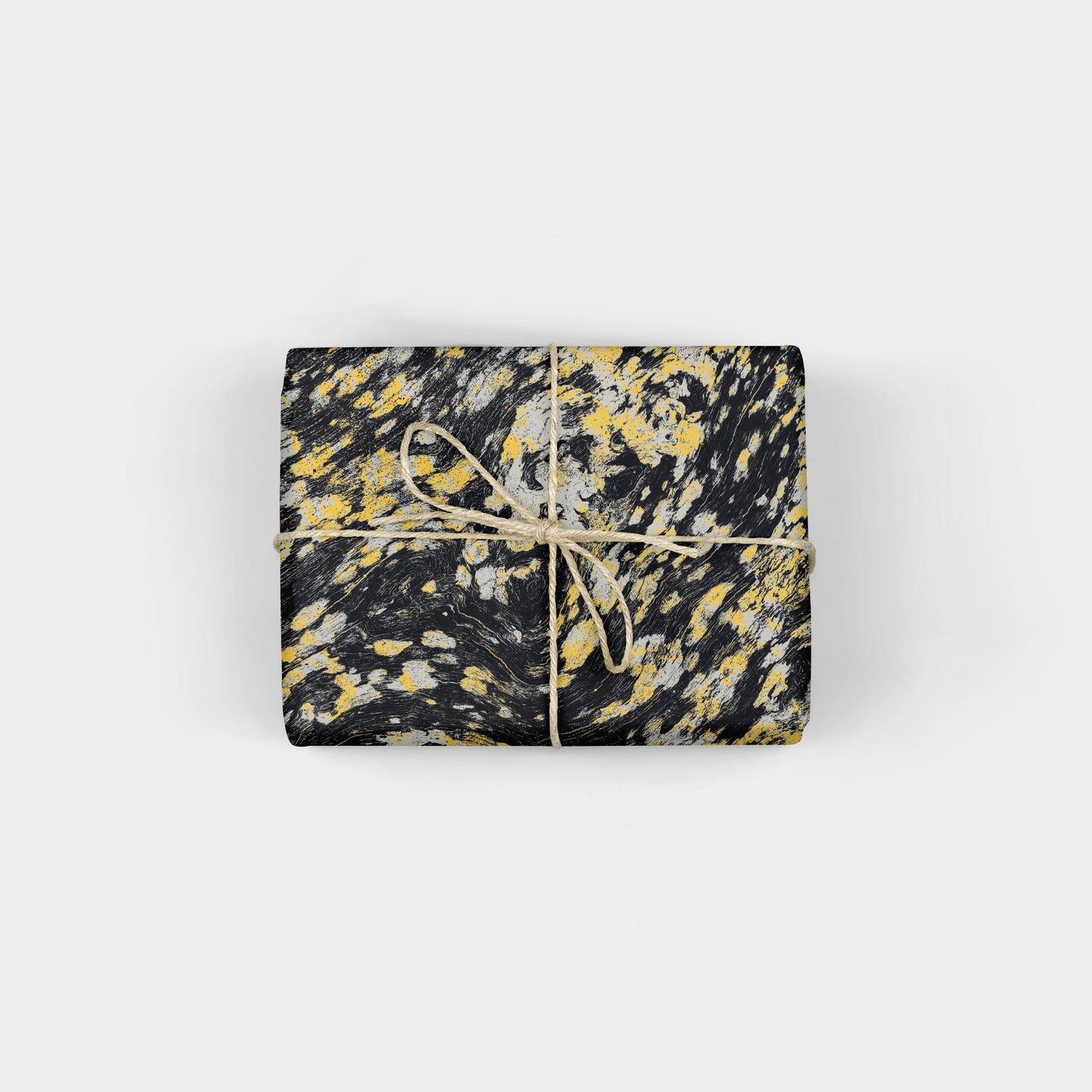 Gold and Black Wood Abstractions Gift Wrap The Design Craft