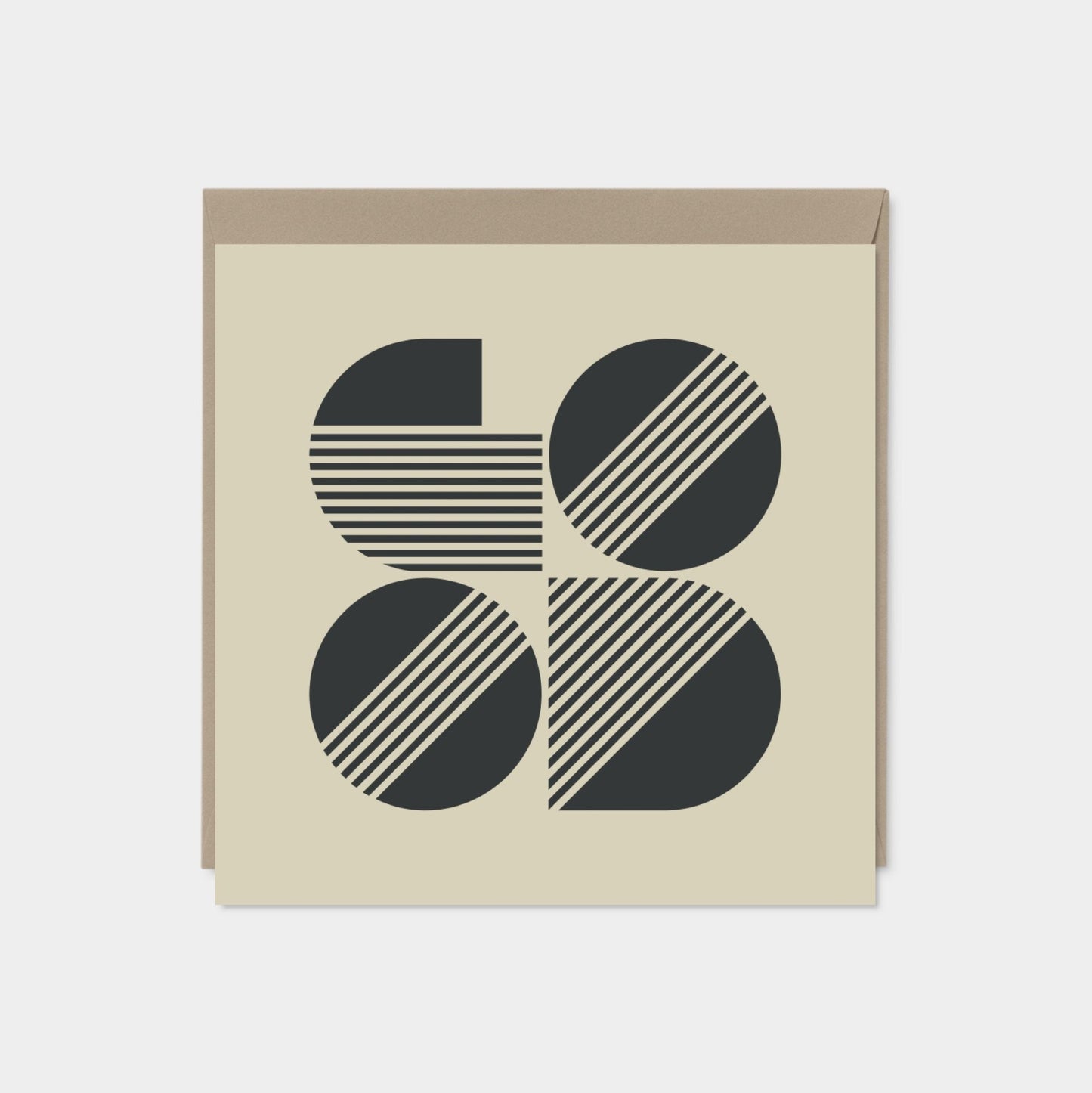 Good Modern Geo Typography Card The Design Craft