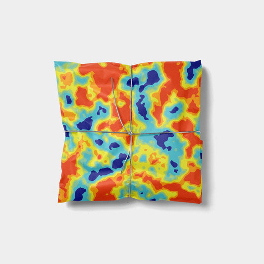 Heat Map Gift Wrap The Design Craft