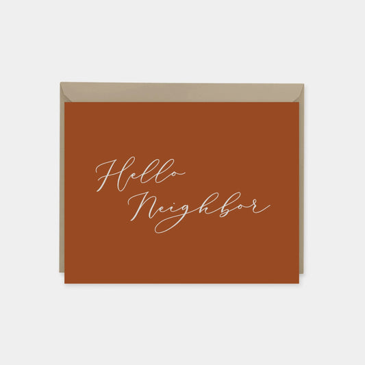 Hello Neighbor Cards, Sympathy Card,