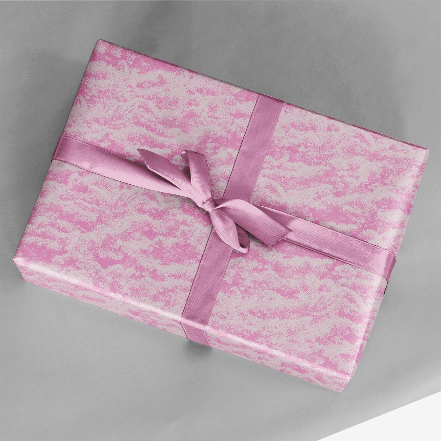 Pink Holiday Trees Gift Wrap The Design Craft