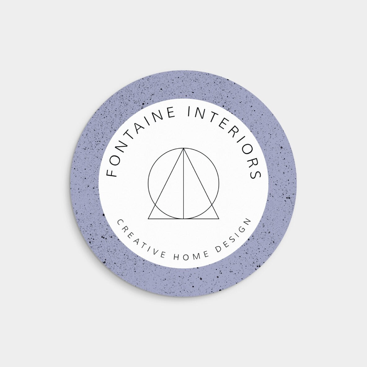 Circle Label Template Kit, Product Labels, Custom Label, The Design Craft